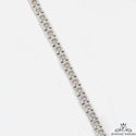 Iced Out White Gold Mossanite Tennis Bracelet