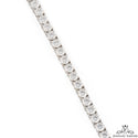 Iced Out White Gold Mossanite Tennis Bracelet