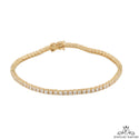 Iced Out Gold Tennis Bracelet