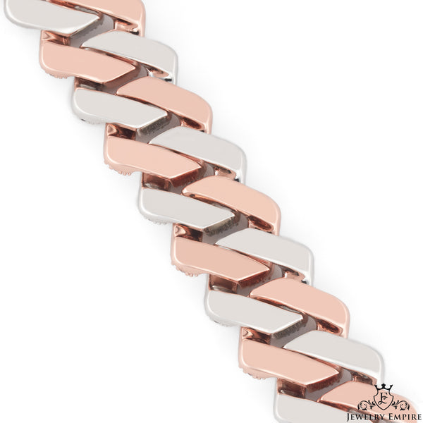 14mm Rose Gold 14K Miami Cuban Link