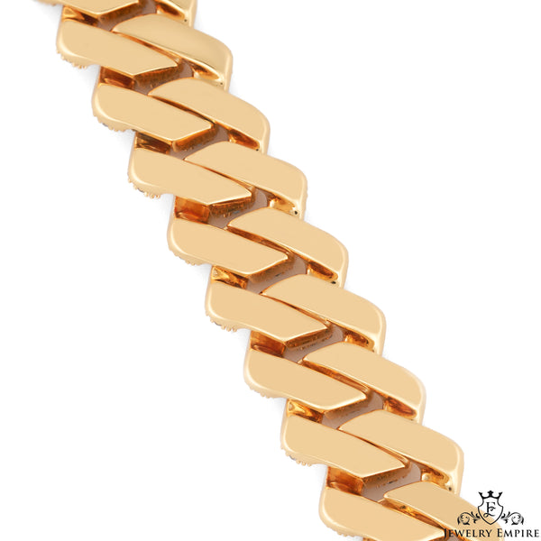 19mm Yellow Gold 14K Miami Cuban Link