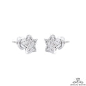 5 Point Star Baguette Cluster VS Diamond Earrings