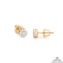 5mm Flower Cluster VS Diamond Earrings