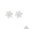 6 point Flower Cluster VS Diamond Earrings